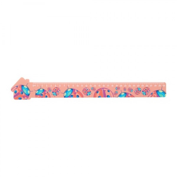 Couler 30 ház formájú vonalzú, 30 cm 