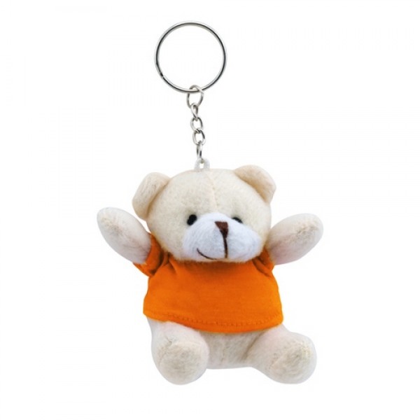 Teddy kulcstartó, narancssárga