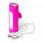 Khatim USB power bank, pink