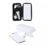 Atazzi USB töltő és power bank szett, fehér