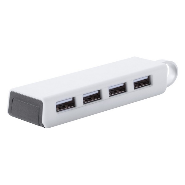 Telam USB elosztó , fehér 